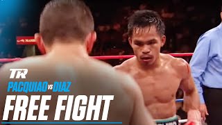 Manny Pacquiao vs David Diaz  FREE FIGHT [upl. by Standice973]