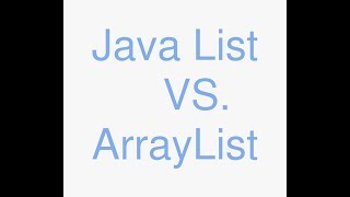 Java list vs arraylist [upl. by Atsyrc]