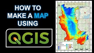 How to Make a Map using QGIS3 [upl. by Hgiel]