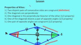 55 Properties of Quadrilaterals Lesson [upl. by Inalaehon]