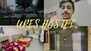 UPES Hostel Tour Vlog  UPES Dehradun [upl. by Aiclid]