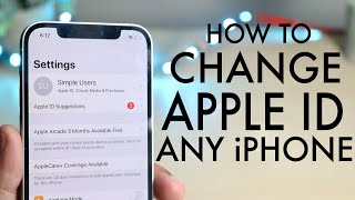 How To Change Apple ID Email On ANY iPhone [upl. by Murdocca]