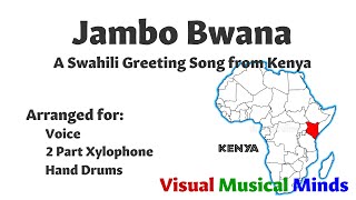 Jambo Bwana A Swahili Greeting Song [upl. by Patterman59]