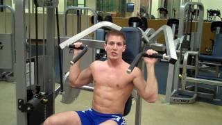 How To Overhead Press Cybex [upl. by Nedyarb]