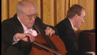 Mstislav Rostropovich Performing at the White House 1994 [upl. by Atteloiv644]