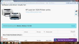 HP Laserjet 1020 Printer Driver Download [upl. by Toor522]