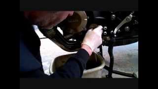 Yamaha XJ6 Oil and Filter Change [upl. by Heuser]