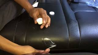 How To Fix Ripped Leather Seatsfor Less Than 5 [upl. by Arehsat]