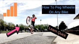 How To Peg Wheelie On Any SE Bike [upl. by Friedland]