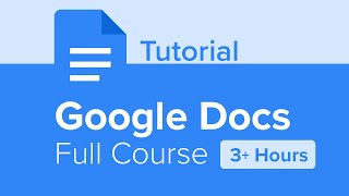 Google Docs Full Course Tutorial 3 Hours [upl. by Alby384]