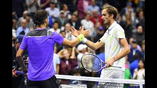 Daniil Medvedev vs Grigor Dimitrov  US Open 2019 Semifinal Highlights [upl. by Githens475]