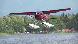 Alaska Seaplanes Taking off Landing amp Flying [upl. by Lindgren]