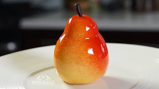 Williams Pear Shaped Dessert – Bruno Albouze [upl. by Pyotr]