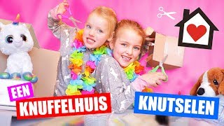 ZELF EEN KNUFFEL HUIS KNUTSELEN Heel Simpel en Heel Leuk ♥DeZoeteZusjes♥ [upl. by Templas]