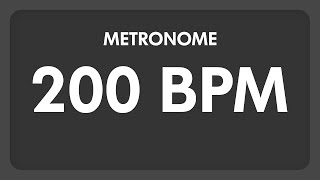 200 BPM  Metronome [upl. by Chuch]