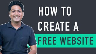 How To Create A Free Website  with Free Domain amp Hosting [upl. by Leiuqeze]