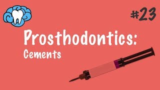 Prosthodontics  Dental Cements  INBDE ADAT [upl. by Frances406]