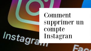 Comment supprimer son compte Instagram 2020 sur un PC [upl. by Virgie]