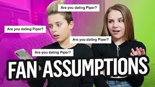 Reading Assumptions about us Ft Piper Rockelle  Gavin Magnus Our first kiss [upl. by Ricki]