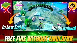 How To Play Free Fire In PC Without Emulator [upl. by O'Rourke]