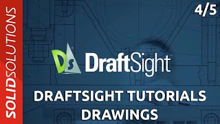 DraftSight Tutorials  Creating Drawings [upl. by Paolo]