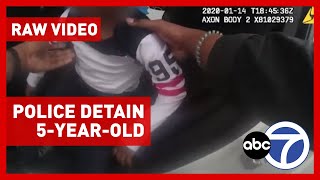 RAW VIDEO 5yearold detained by Montgomery County cops [upl. by Melonie]