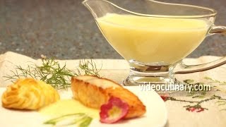 Beurre Blanc  Classic French Sauce Recipe by Video Culinary [upl. by Emsoc]