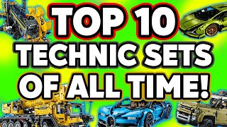 Top 10 Largest LEGO Technic Sets of ALL TIME [upl. by Riobard]