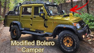 Modified Mahindra Bolero Camper By KAM Customs [upl. by Notyrb177]