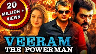 Veeram The Powerman Veeram Hindi Dubbed Full Movie  Ajith Kumar Tamannaah [upl. by Shore]