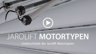 Rohrmotoren – Rollladenmotoren Übersicht  JAROLIFT [upl. by Aivatnuahs]