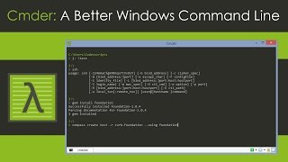 Cmder A Better Windows Command Line [upl. by Mraz]