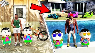 GTA 5  Shinchan amp Pinchan Becomes Richest Person With Franklin in GTA 5  GTA 5 mods [upl. by Peisch645]