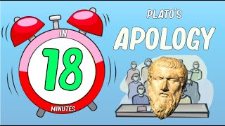 PLATOS APOLOGY Socrates Famous Trial  Ancient Greek Philosophy [upl. by Hbaruas]