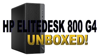 HP ELITEDESK 800 G4 with RTX 2080 inside look 4K60FPS [upl. by Devina735]