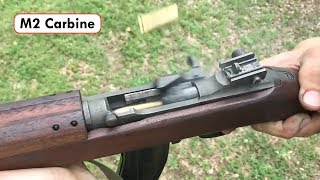 Shooting an M2 Carbine at 240 frames per second [upl. by Doolittle513]