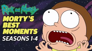 RICK AND MORTY The Mortyest Moments EVER Seasons 14 [upl. by Camel572]