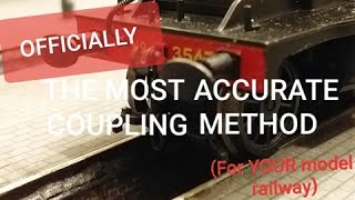 This is the most realistic method of coupling for your model railway What it is and how to make it [upl. by Ardnasyl]