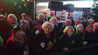 WHAT CHRISTMAS MEANS TO ME Rock Choir at Birkdale Lights Switch On 1st December 2024 [upl. by Okiman]