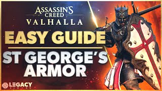 ST GEORGES GEAR SET  BEST FARMING METHOD  ALL RIVER RAID LOCATIONS  ASSASSINS CREED VALHALLA [upl. by El]