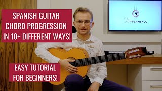 Flamenco Chord Progression Spanish Guitar Chords  Easy Flamenco Guitar Lesson [upl. by Revilo473]