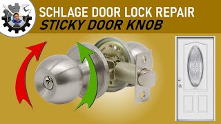 Schlage Door Lock Latch Replacement [upl. by Stav]