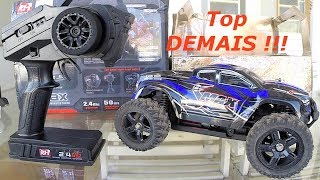 Carrinho de Controle Remoto Off Road 4WD RC Brushed Truck Elétrico [upl. by Navert]