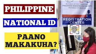 PAANO MAKAKUHA NG National ID 2021 Step 1 at Step 2 National ID Registration amp Requirements [upl. by Haynes415]