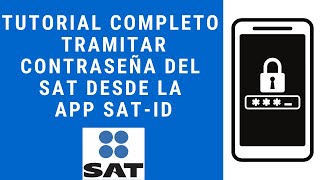 TUTORIAL  COMO TRAMITAR CONTRASEÑA DEL SAT DESDE INTERNET 2020  APP SATID [upl. by Seravat]