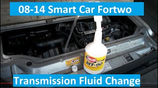 DIY Smart Car ForTwo Transmission Fluid Replacement Tutorial [upl. by Iur533]