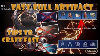 MIR4  FASTEST WAY TO CRAFT DRAGON ARTIFACT [upl. by Manolo]