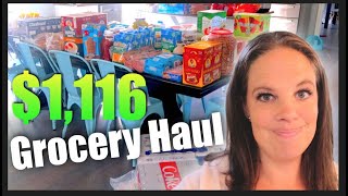 Grocery Haul OCTOBER One Month of Food for a Large Family [upl. by Oran]