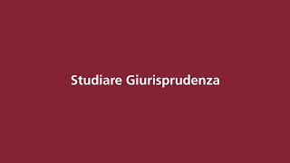 Studiare Giurisprudenza [upl. by Bridwell378]