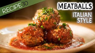 Secret to Juicy Italian Style Meatballs [upl. by Swain]